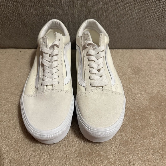 Vans Old Skool Stack Sneaker Cream Size 9 - Picture 8 of 8